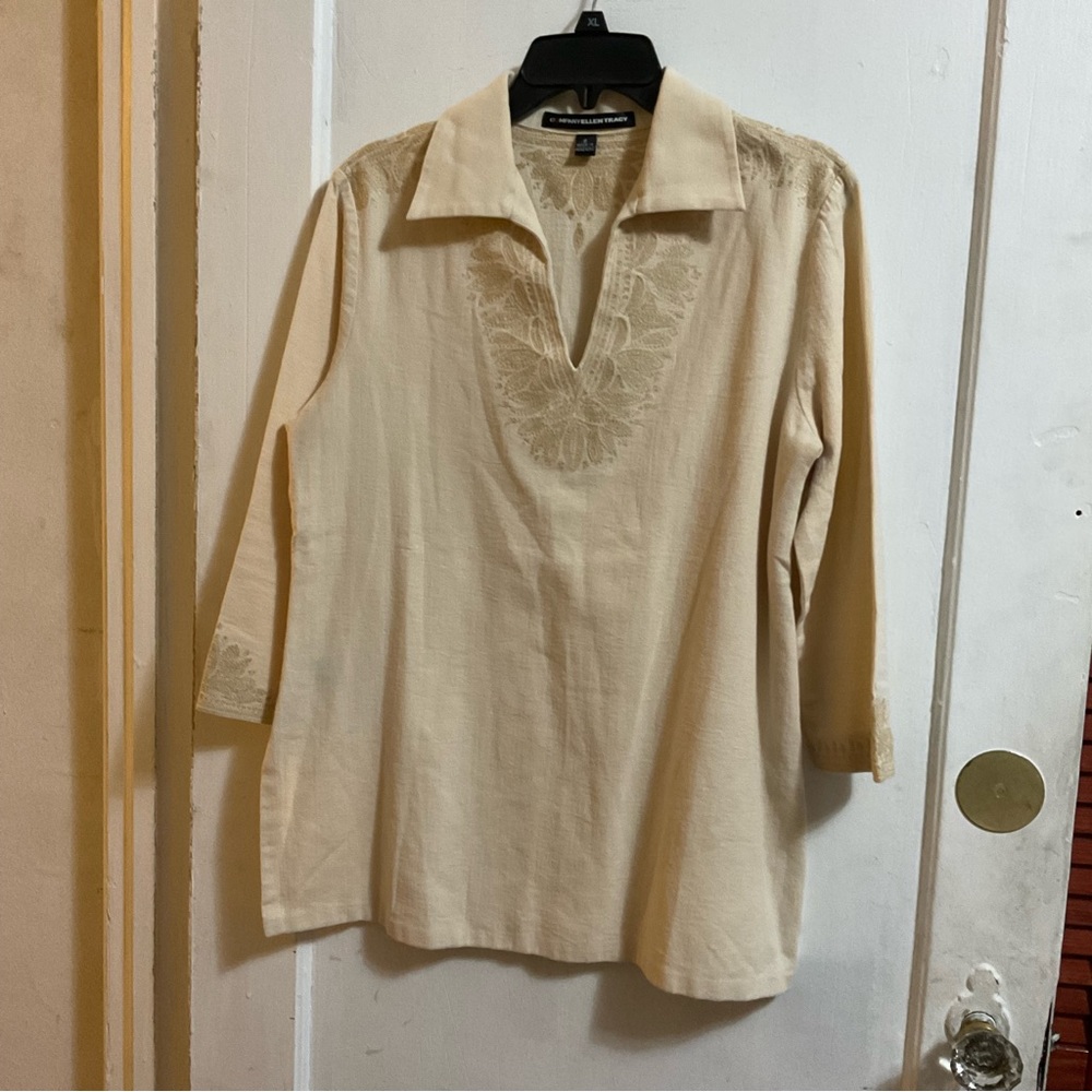 COMPANY ELLEN TRACEY COTTON TOP